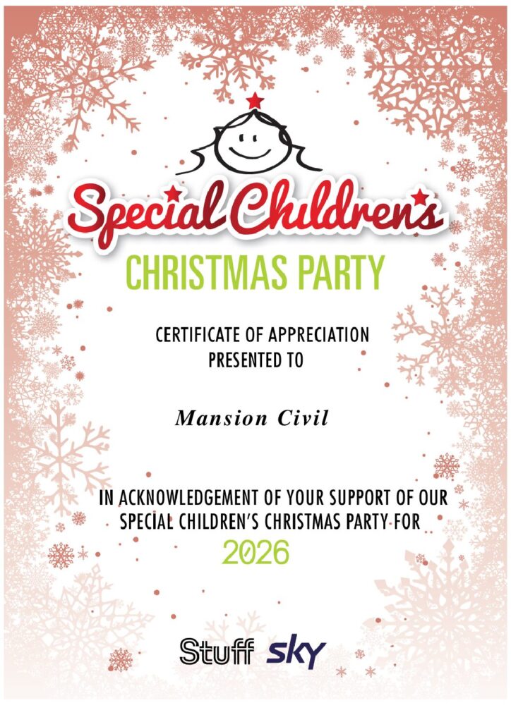 Supporting the Auckland Special Children's Christmas Party 2026